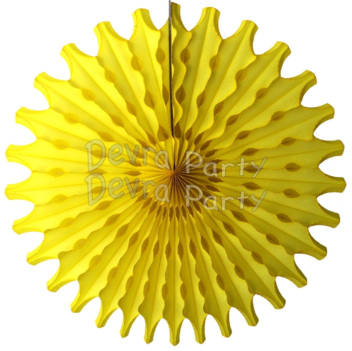 Tissue Paper Fan (Multiple Sizes & Colors)
